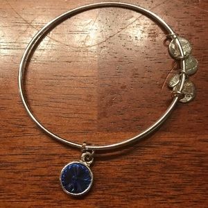 Alex & Ani Sapphire bangle bracelet